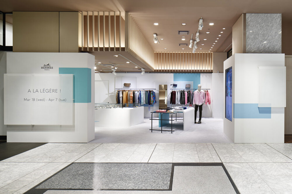 HERMÈS Mens Pop-up “A LA LÉGÈRE !”