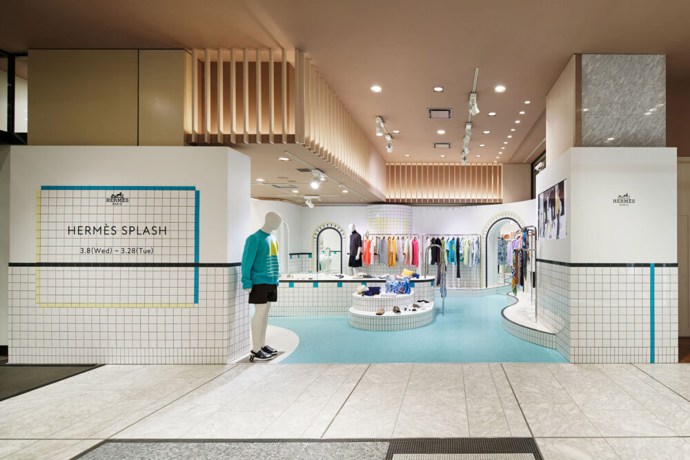 HERMÈS Mens Pop-up “HERMÈS SPLASH”